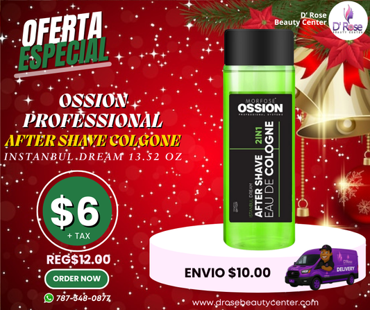 🚨 ¡COLONIA 2-en-1 $6! 🕌 Ossion After Shave Istanbul Dream | Calma y Perfume de Lujo (13.52oz)