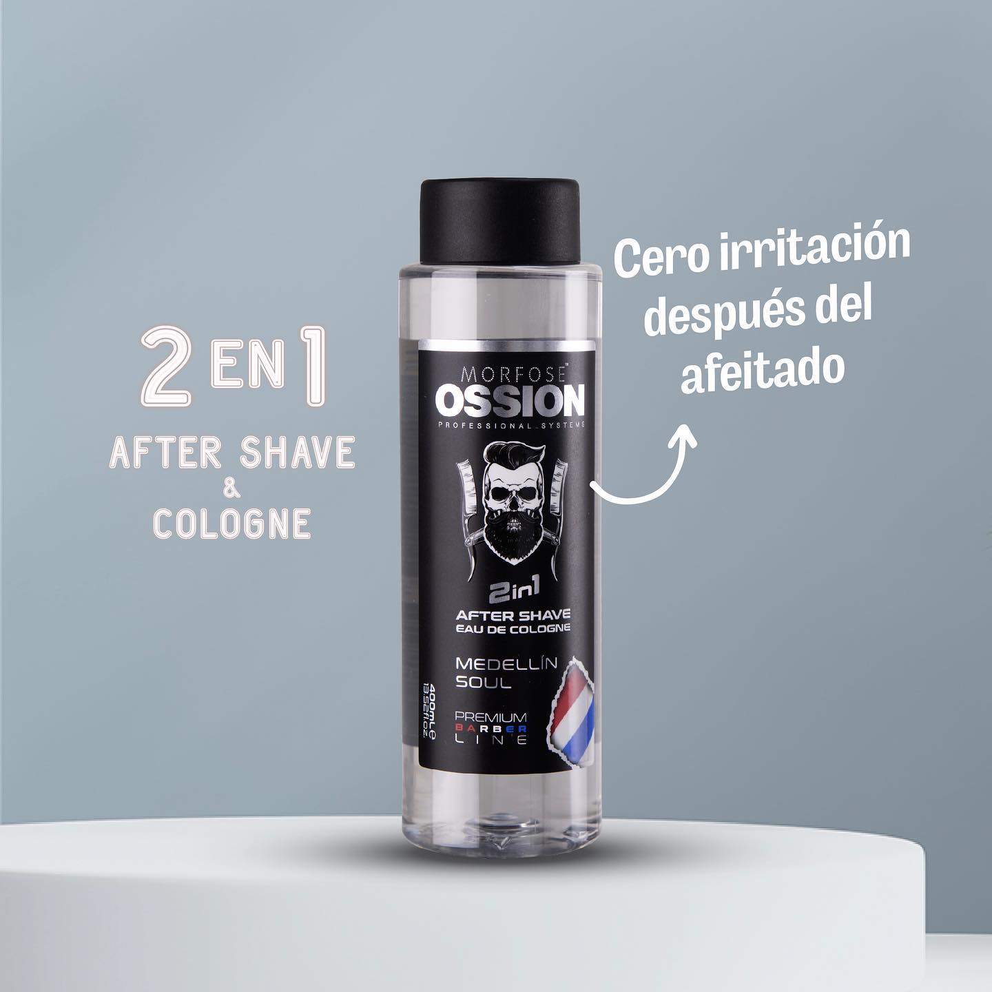 OSSION PROFESSIONAL AFTER SHAVE 2 IN 1 COLOGNE MEDELLIN SOUL 13.52OZ OSS096