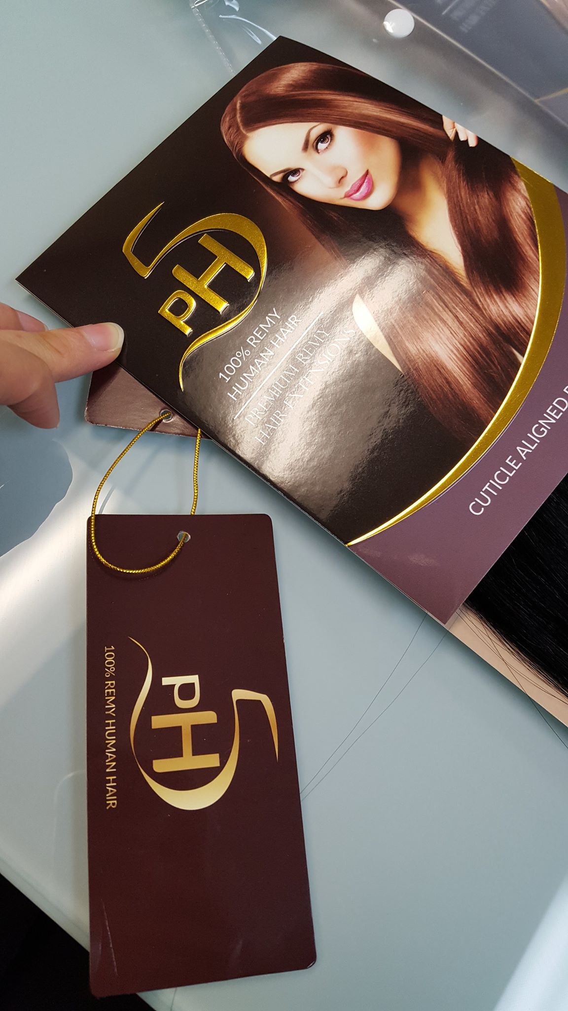 PH5 Silky Straight 18” Color 1B – Extensiones 100% Remy Human Hair Cuticle Aligned