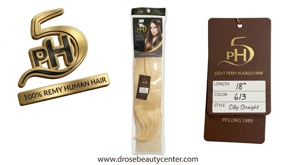 PH5 Silky Straight 18” Color #613 – Extensiones 100% Remy Human Hair Cuticle Aligned