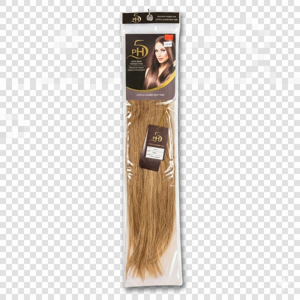 PH5 Silky Straight 18” Color #6 – Extensiones 100% Remy Human Hair Cuticle Aligned