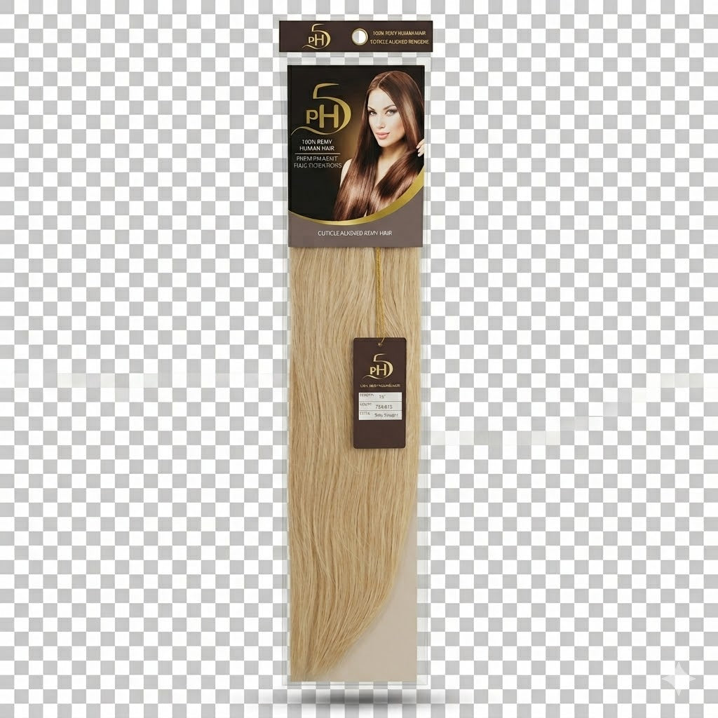 ✨ PH5 Silky Straight 18” Color #F24/613 – Extensiones Premium 100% Cabello Humano Remy ✨