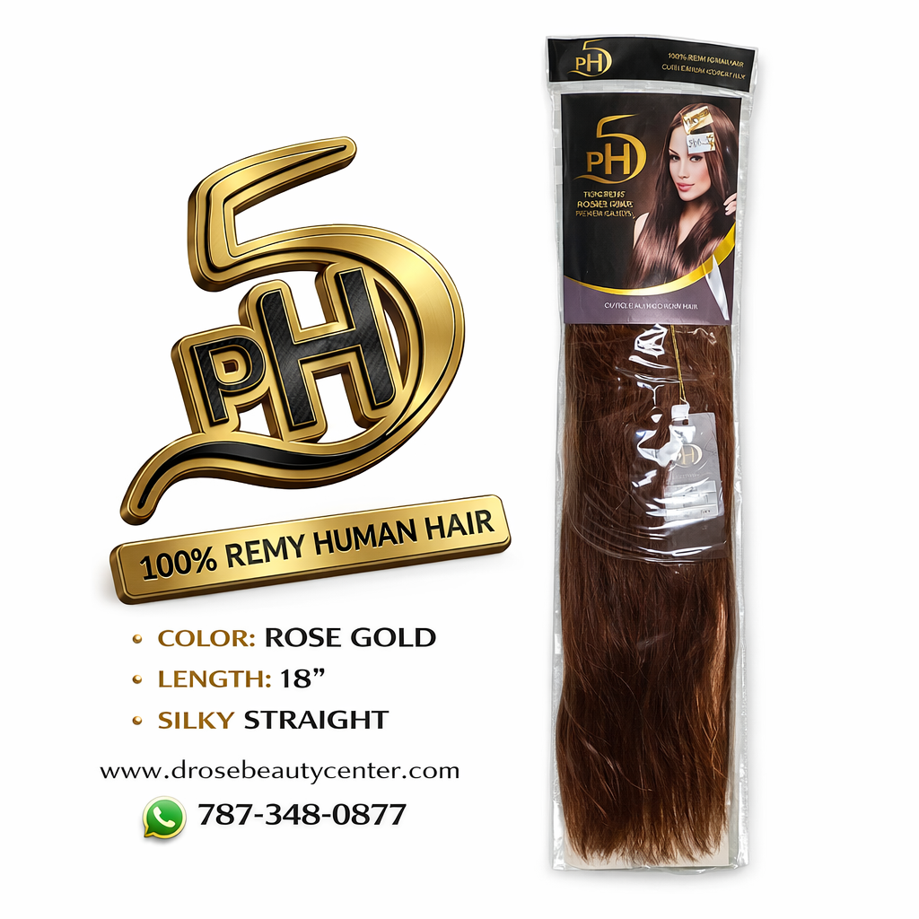 ✨ PH5 Silky Straight 18” Color #F27/613 – Extensiones Premium 100% Cabello Humano Remy ✨ (Copy)