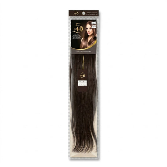 ✨ Extensiones PH5 Silky Straight 22” Color #4 (Marrón Oscuro) – 100% Remy Human Hair ✨