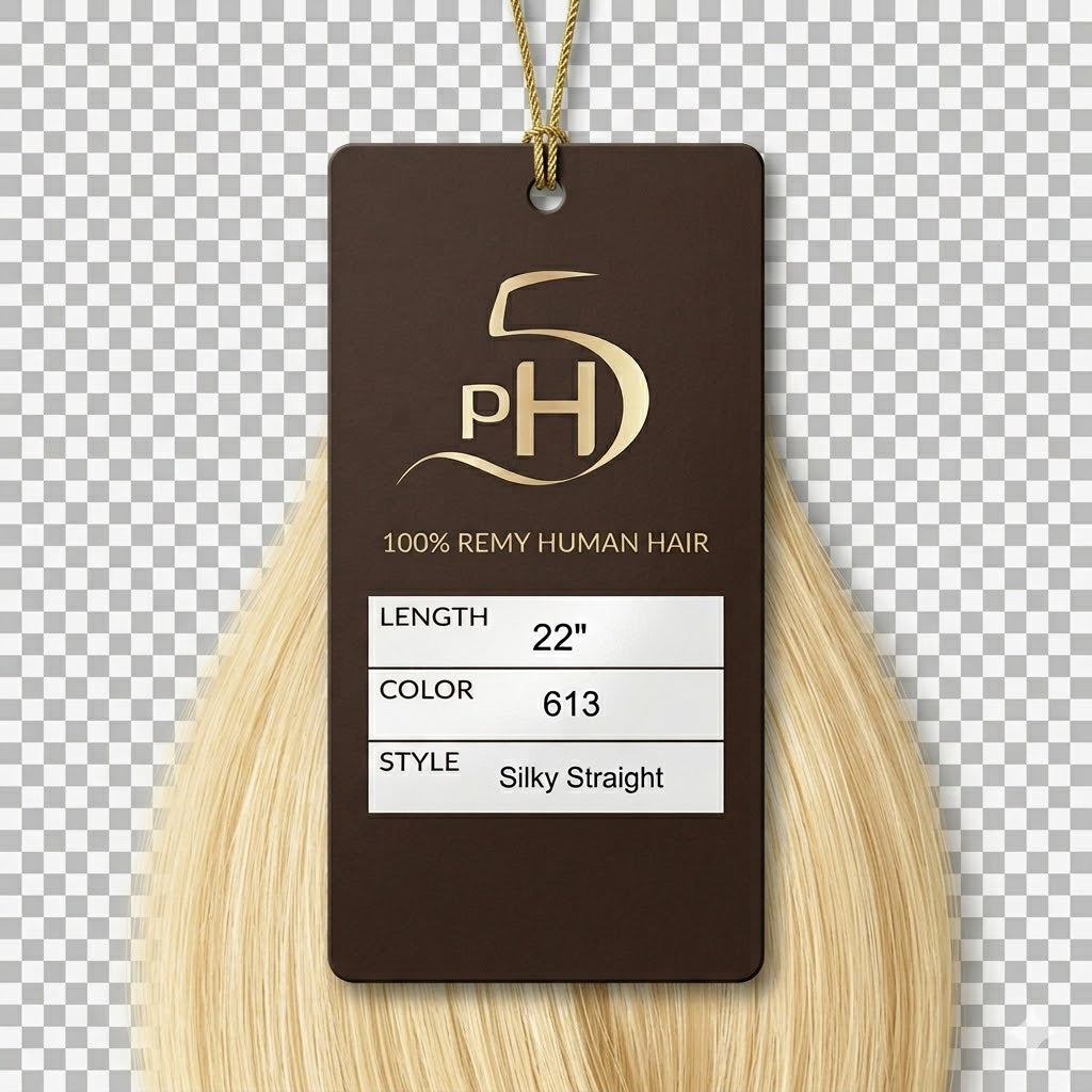 ✨ Extensiones PH5 Silky Straight 22” Color #613 – 100% Remy Human Hair Blonde Premium ✨