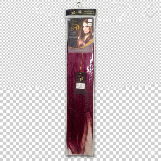 ✨ Extensiones PH5 Silky Straight 22” Color #99J – 100% Remy Human Hair Burgundy Premium ✨