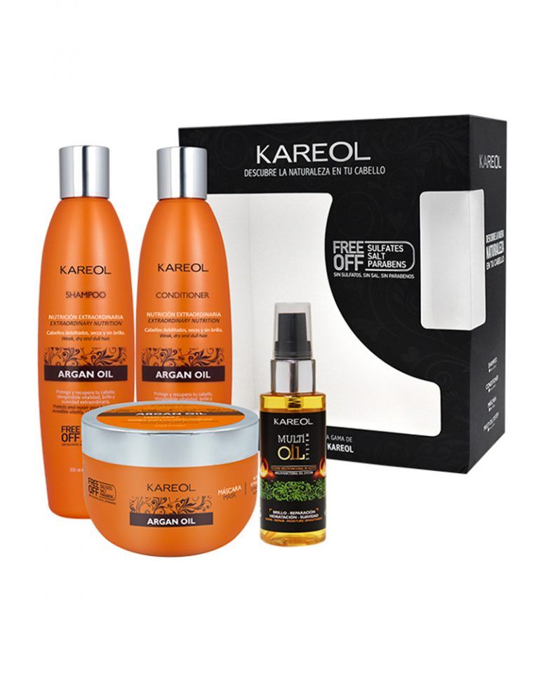 KAREOL ARGAN OIL KIT DE MANTENIMIENTO 4PC PK3810203