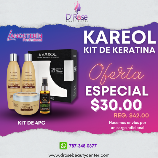 KAREOL KERATINA KIT DE MANTENIMIENTO 3PC PK3820203