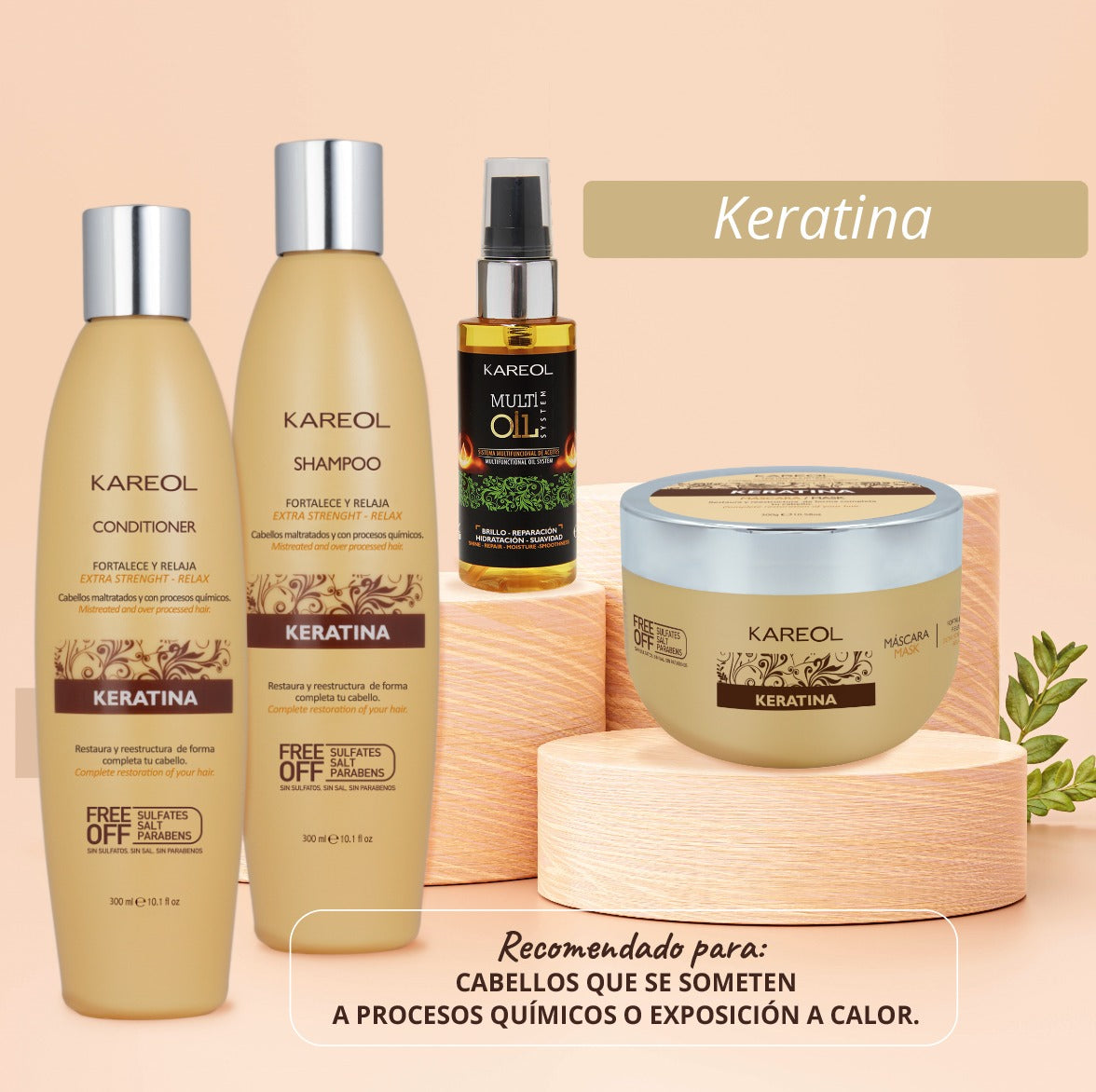 KAREOL KERATINA KIT DE MANTENIMIENTO 3PC PK3820203