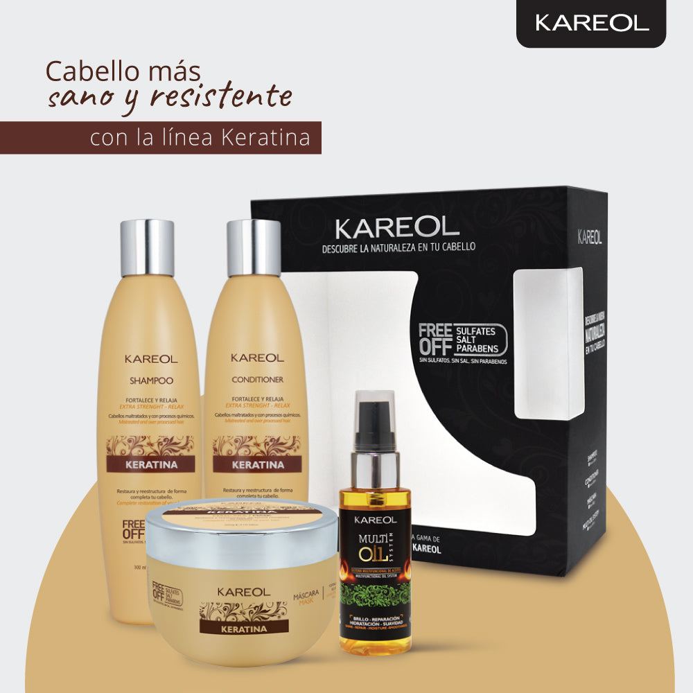 KAREOL KERATINA KIT DE MANTENIMIENTO 3PC PK3820203