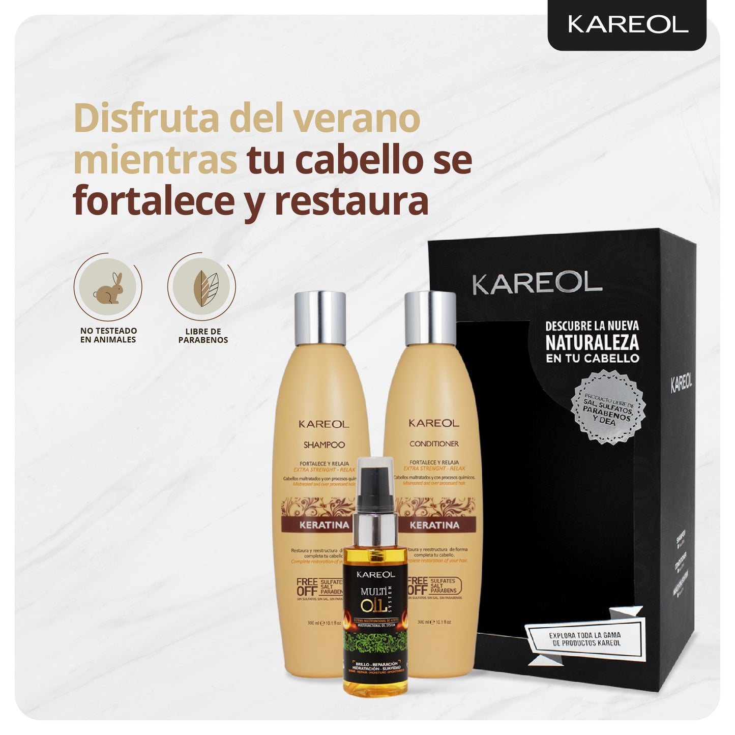KAREOL KERATINA SHAMPOO 10.1OZ 382010300