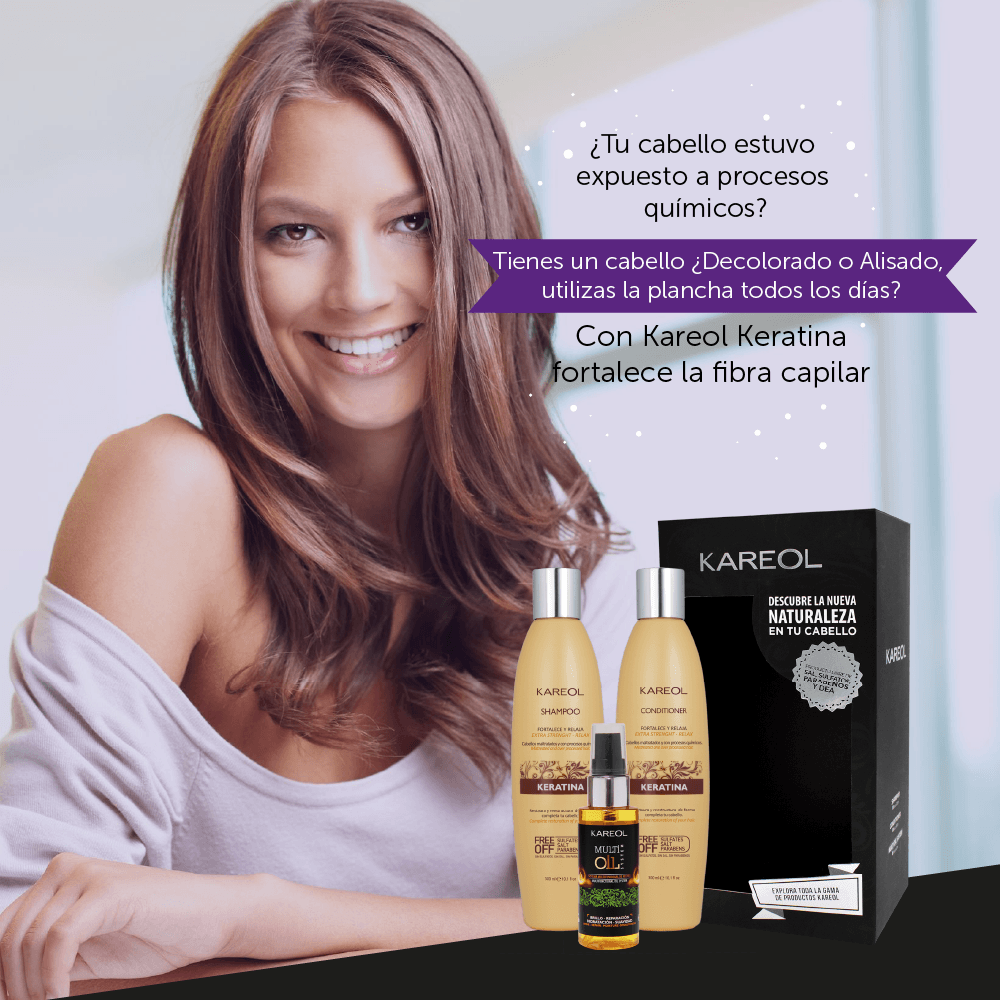 KAREOL KERATINA KIT DE MANTENIMIENTO 3PC PK3820203