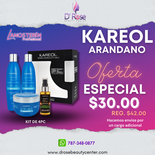 KAREOL ARANDANO KIT DE MANTENIMIENTO 4PC PK3840203