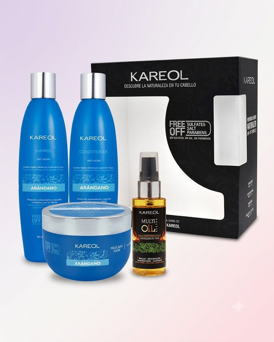 Kareol Arándano Kit de Mantenimiento Anti-Aging 4PC PK3840203