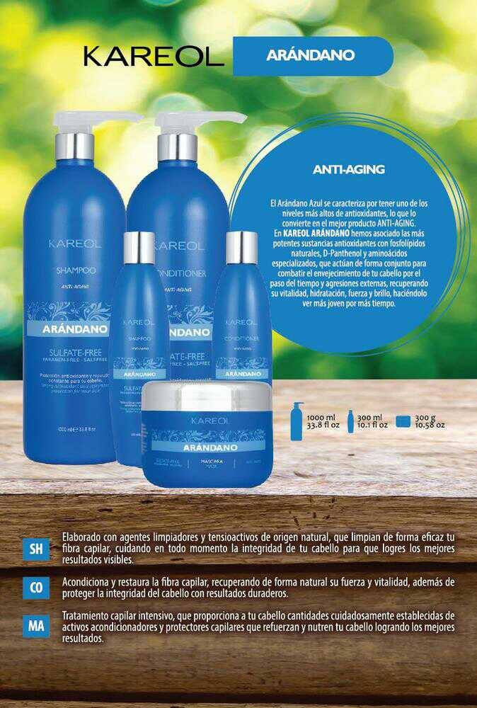 KAREOL ARANDANO KIT DE MANTENIMIENTO 4PC PK3840203