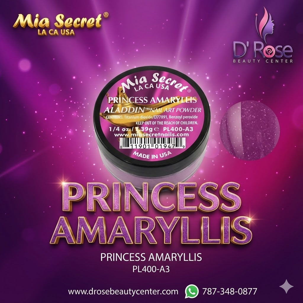 💎✨ PRINCESS AMARYLLIS – Aladdin® Collection | Glitter Acrílico Profesional 1/4 oz ✨💎