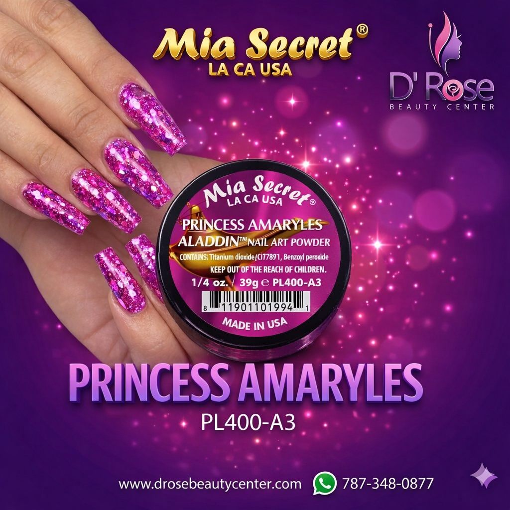 💎✨ PRINCESS AMARYLLIS – Aladdin® Collection | Glitter Acrílico Profesional 1/4 oz ✨💎
