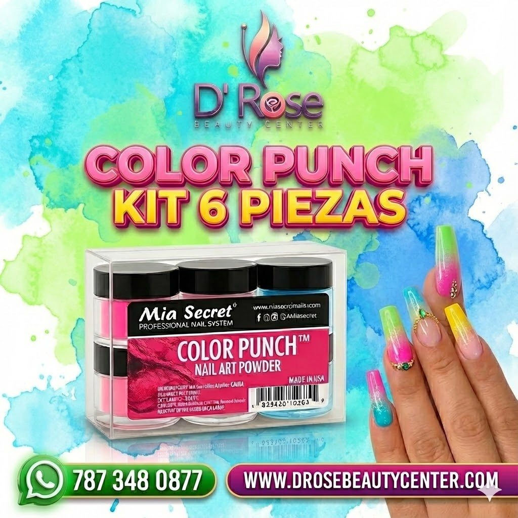 💥 MIA SECRET – COLOR PUNCH™ KIT 6 PIEZAS