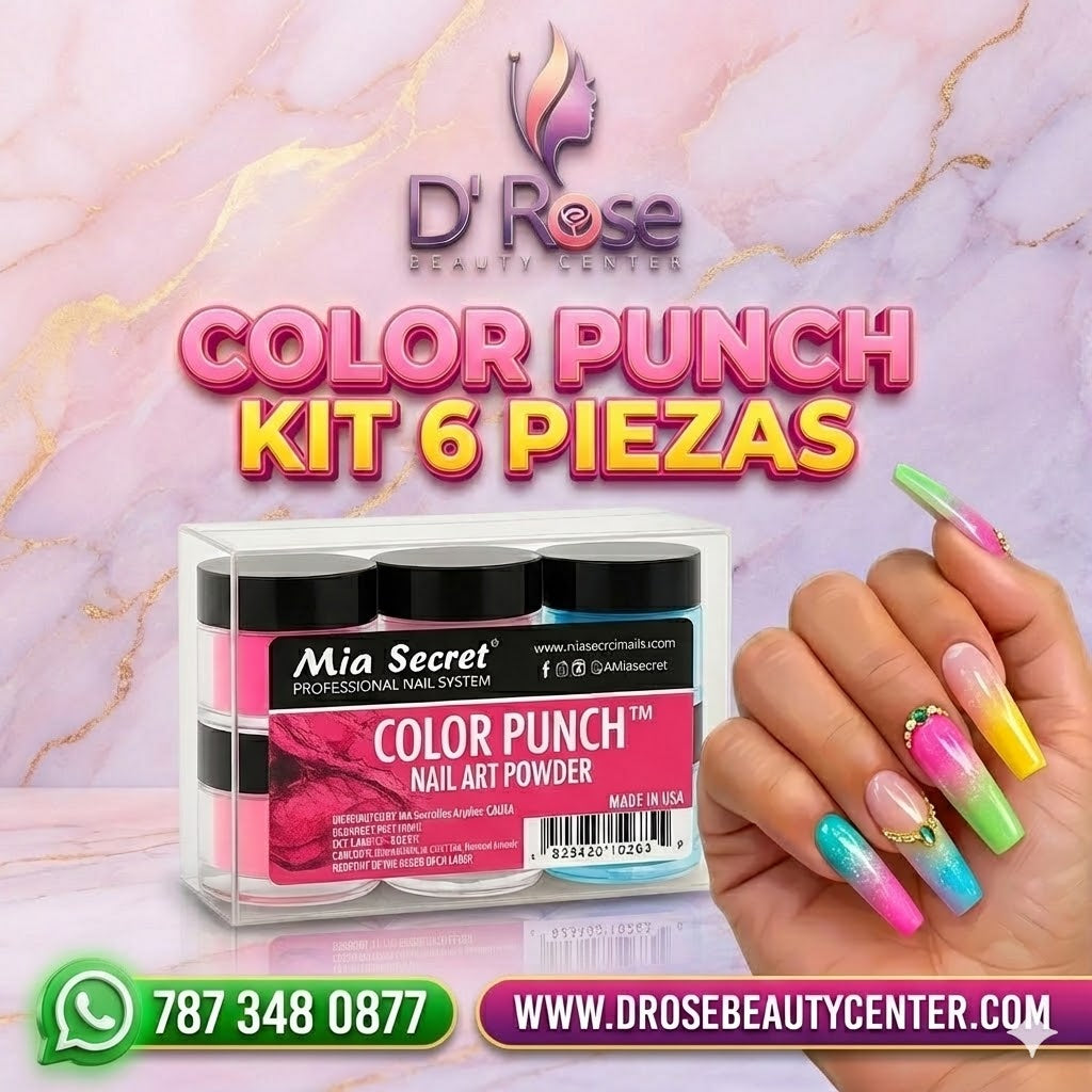 💥 MIA SECRET – COLOR PUNCH™ KIT 6 PIEZAS