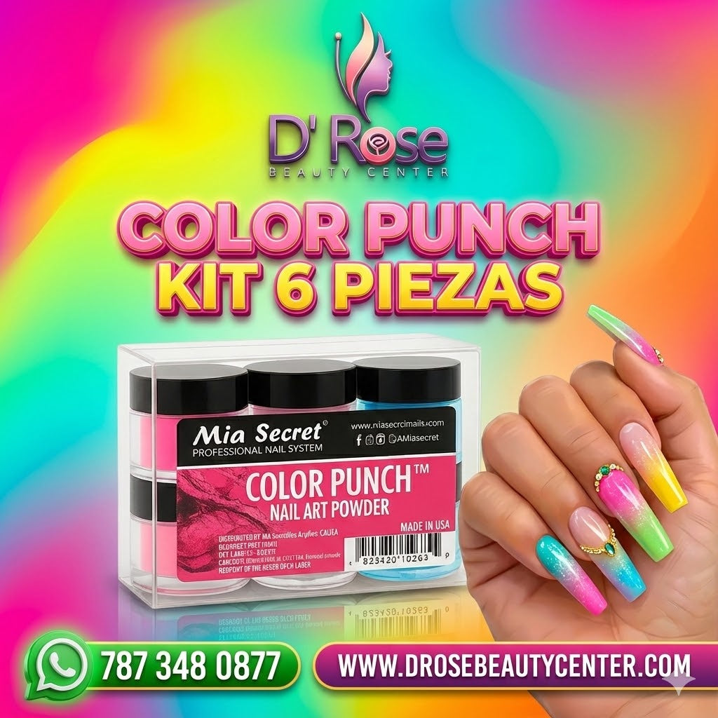 💥 MIA SECRET – COLOR PUNCH™ KIT 6 PIEZAS