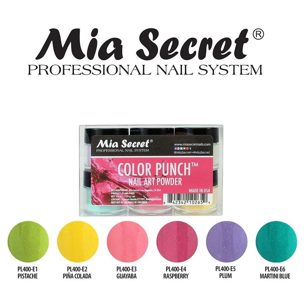 💥 MIA SECRET – COLOR PUNCH™ KIT 6 PIEZAS