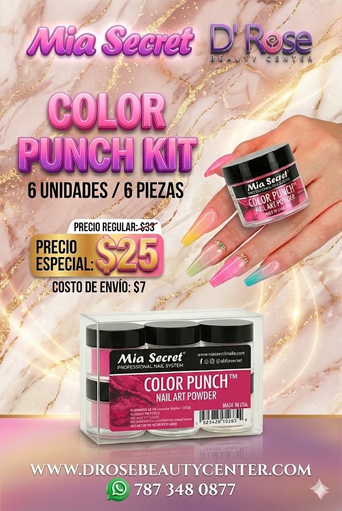 💥 MIA SECRET – COLOR PUNCH™ KIT 6 PIEZAS