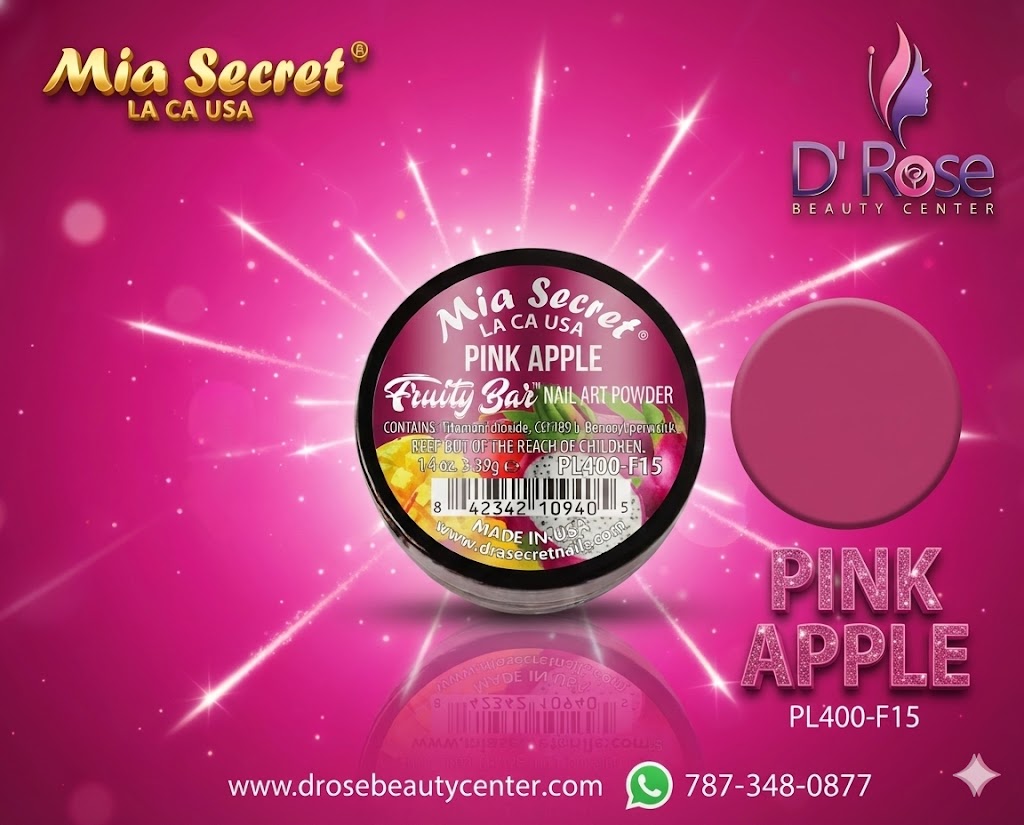 🍎💗 Mia Secret® Pink Apple – Fruity Bar Collection | Acrílico Profesional 1/4 oz (PL400-F15)