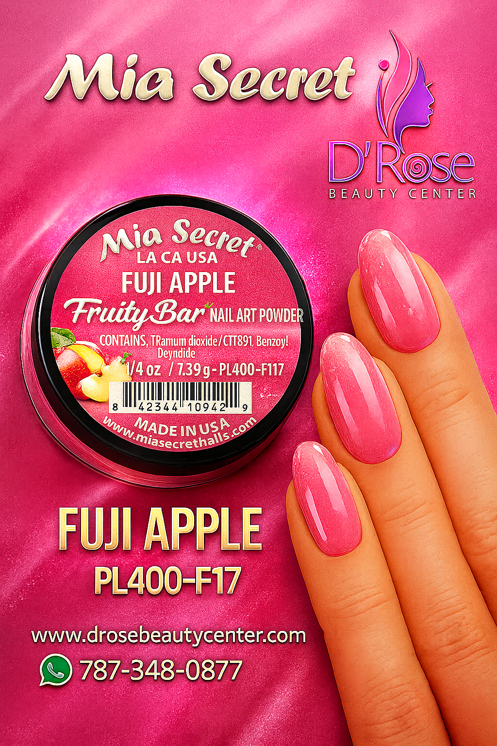 💅✨ MIA SECRET – Fruity Bar Collection “FUJI APPLE” 🍎 PL400-F17