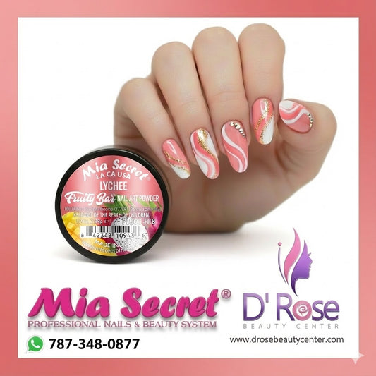 🍑✨ MIA SECRET® LYCHEE – FRUITY BAR COLLECTION | Acrílico Profesional 1/4 oz (PL400-F18)
