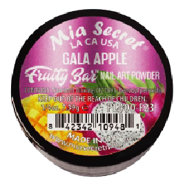 💖&nbsp;Mia Secret Polvo Acrílico Gala Apple (1/4 oz) | Colección Fruity Bar, Tono Malva Vibrante PL400-F23