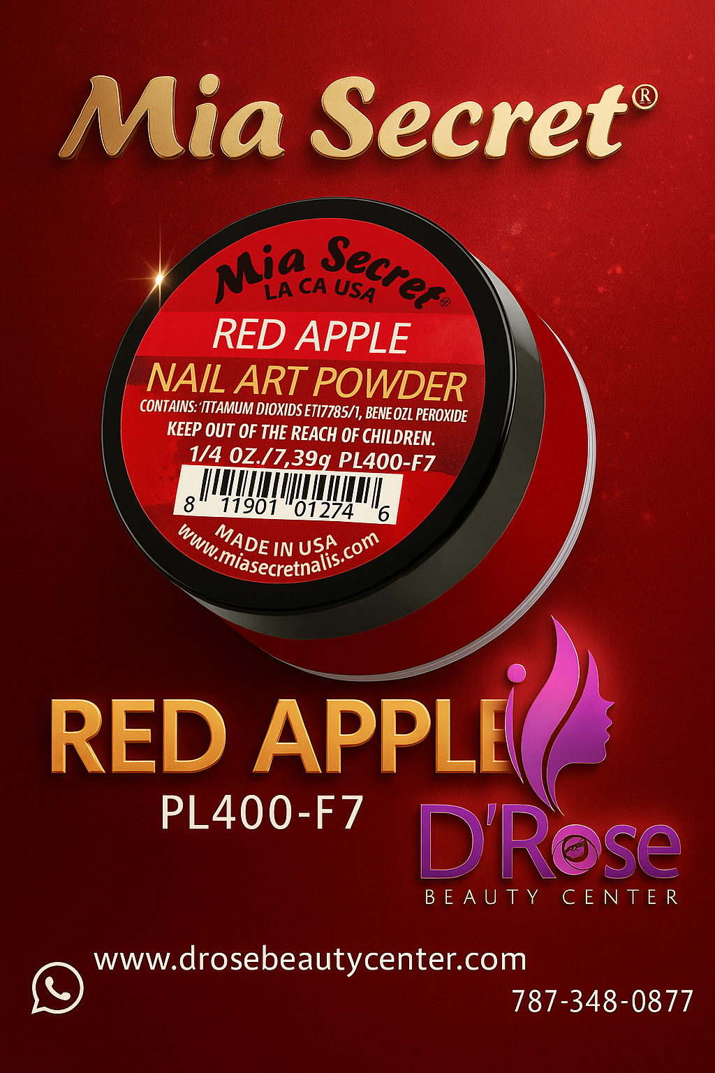 🍎 RED APPLE – Fruity Collection | Color Intenso y Profesional