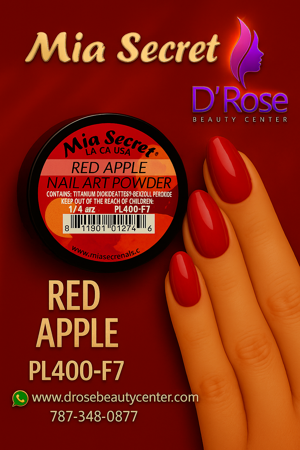 🍎 RED APPLE – Fruity Collection | Color Intenso y Profesional