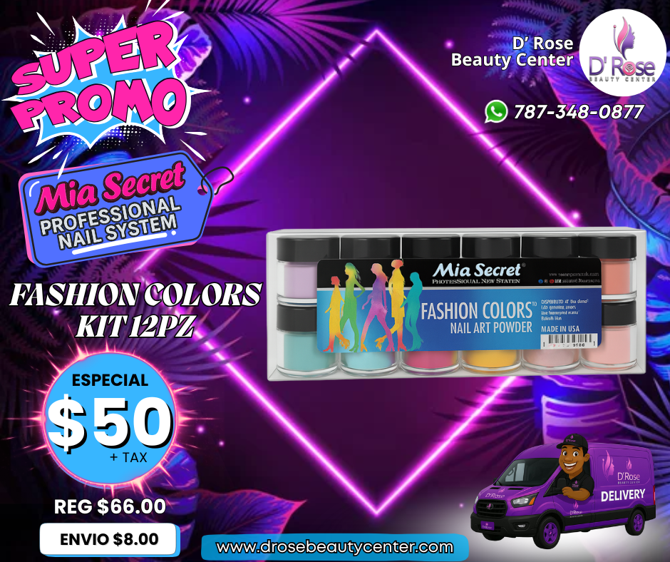 🎨✨ MIA SECRET – FASHION COLORS™ KIT 12 PIEZAS ✨🎨