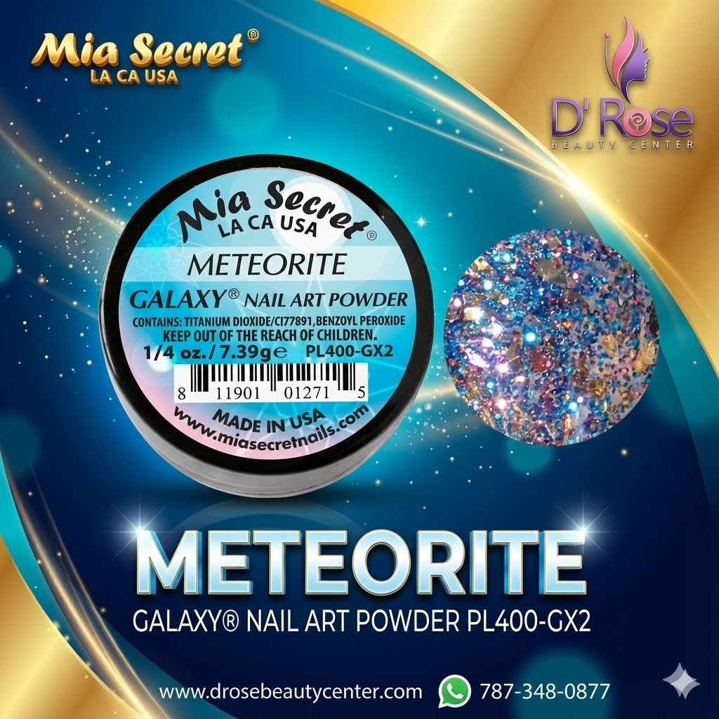 ✨💫 Mia Secret® METEORITE Galaxy Acrylic Powder – Efecto Galáctico Profesional | 1/4 oz