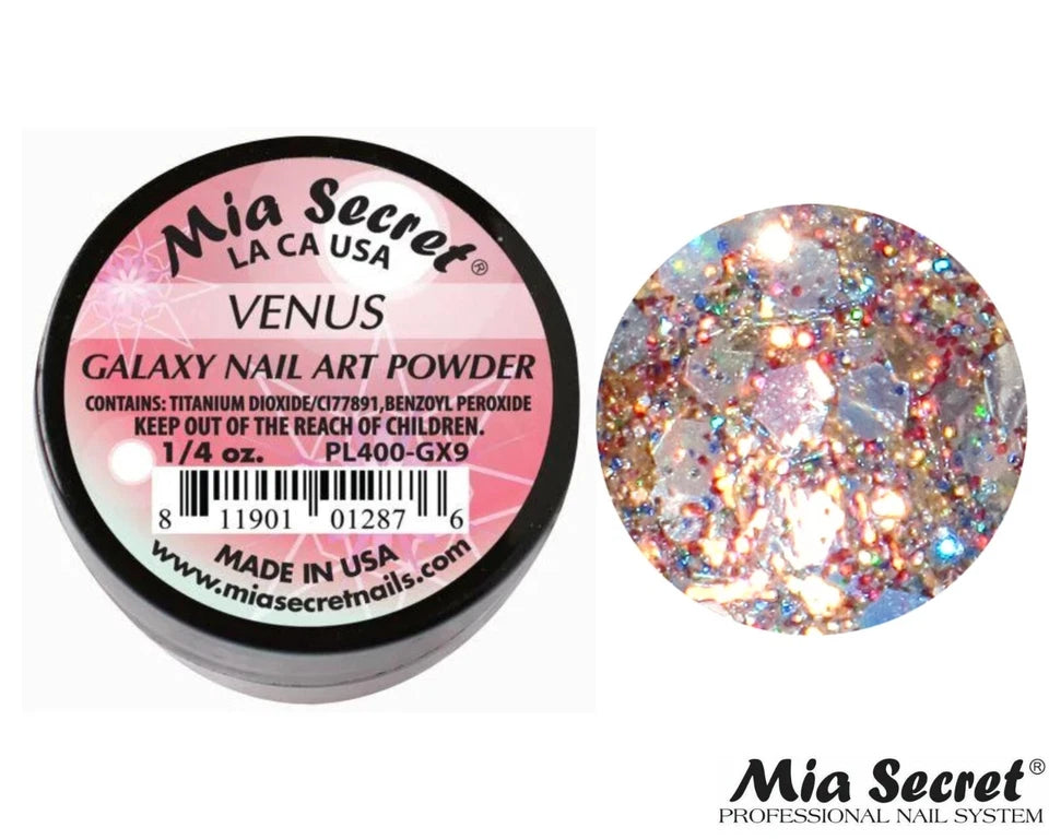 ✨ Mia Secret Galaxy VENUS PL400-GX9 – Polvo Acrílico 1/4 oz 🌌