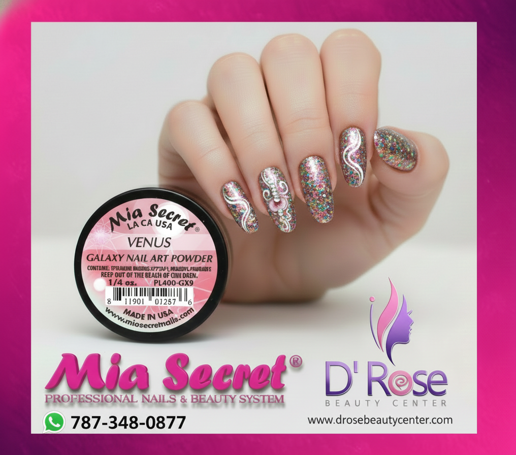 ✨ Mia Secret Galaxy VENUS PL400-GX9 – Polvo Acrílico 1/4 oz 🌌
