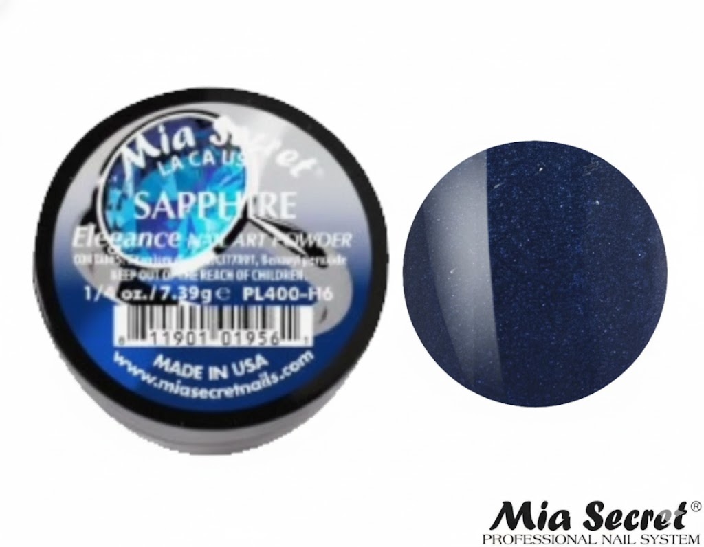 💎✨ MIA SECRET – ELEGANCE COLLECTION SAPPHIRE PL400-H6 | Nail Art Powder Acrílico Profesional – 1/4 oz