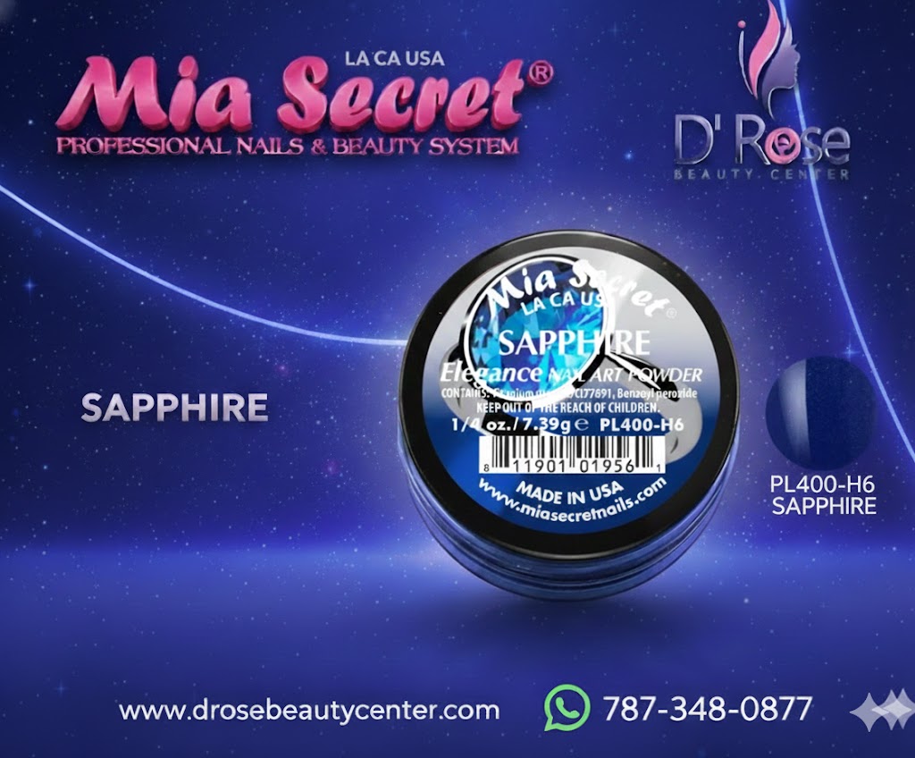 💎✨ MIA SECRET – ELEGANCE COLLECTION SAPPHIRE PL400-H6 | Nail Art Powder Acrílico Profesional – 1/4 oz