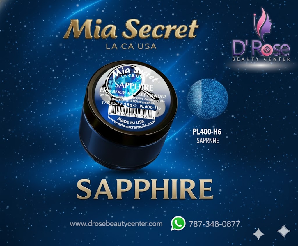 💎✨ MIA SECRET – ELEGANCE COLLECTION SAPPHIRE PL400-H6 | Nail Art Powder Acrílico Profesional – 1/4 oz