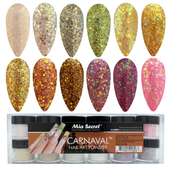 🎨✨ MIA SECRET – CARNAVAL™ KIT 12 PIEZAS  PL400-L-MIX-12