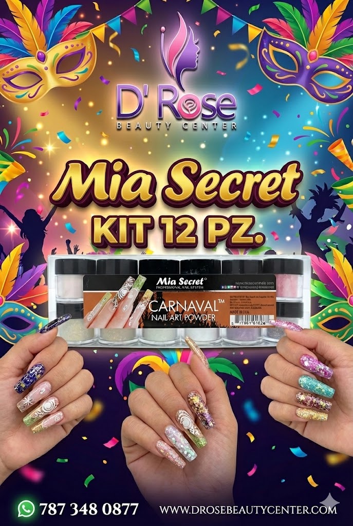 🎨✨ MIA SECRET – CARNAVAL™ KIT 12 PIEZAS  PL400-L-MIX-12