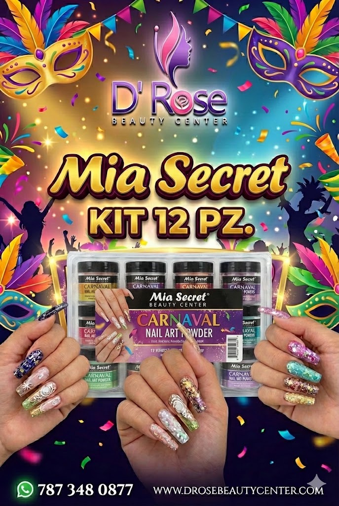 🎨✨ MIA SECRET – CARNAVAL™ KIT 12 PIEZAS  PL400-L-MIX-12