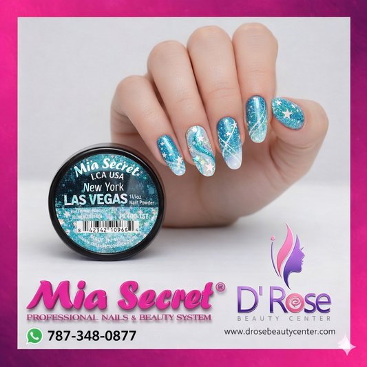 💎✨ NEW YORK – LAS VEGAS® Collection Acrílico Glitter Profesional 1/4 oz | PL400-LS1 ✨💎