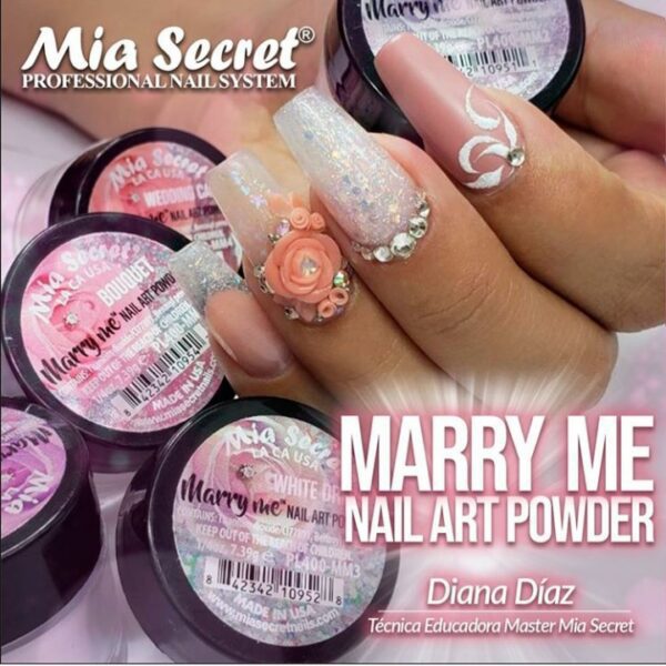 💍✨ Mia Secret Marry Me™ Kit 6PZ  Colección Acrílica Bridal – PL400-MM-MIX-6 | 6 × 1/4 oz