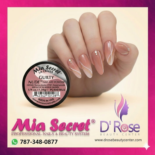 🩰✨ Mia Secret® GUILTY NUDE™ – Nude Collection | Acrílico Profesional 1/4 oz (PL400-NU2) ✨🩰