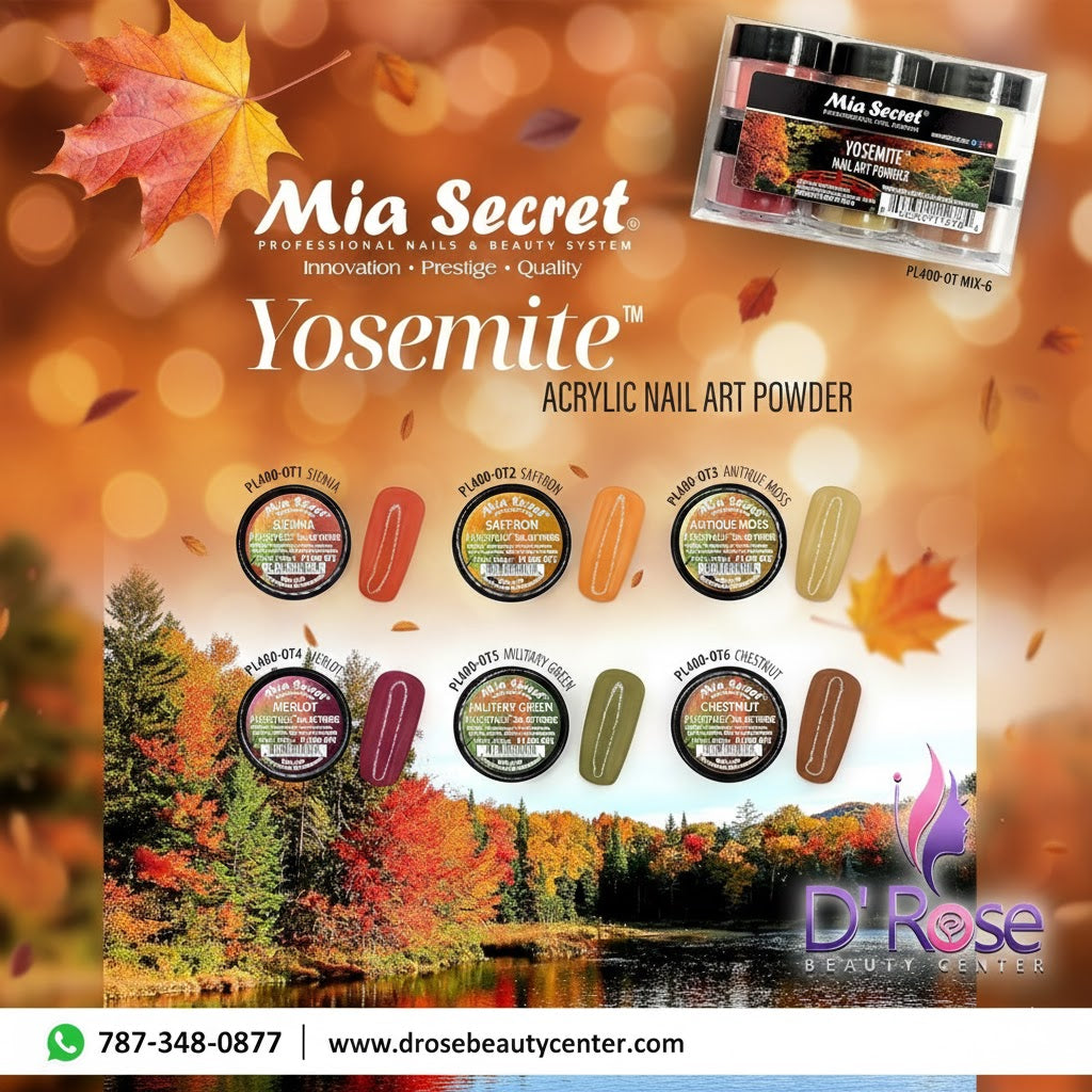 🍁✨ MIA SECRET – YOSEMITE™ KIT ACRÍLICO 6 PIEZAS