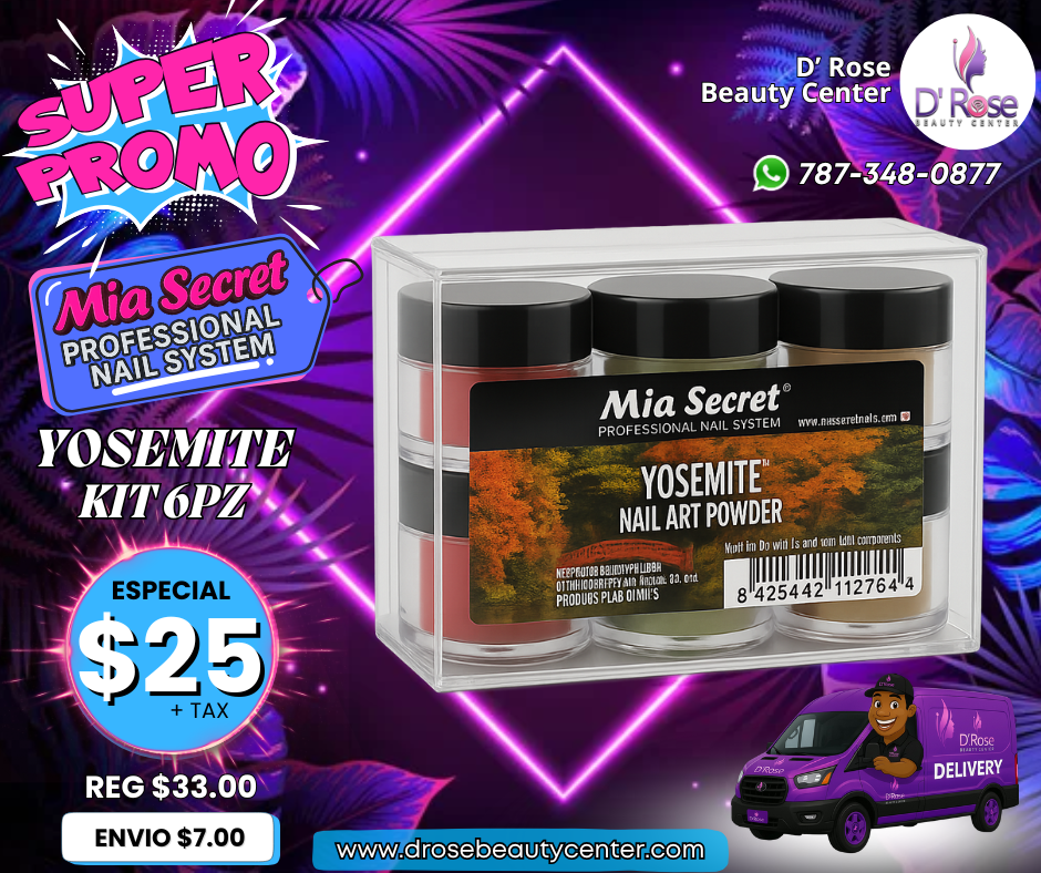 🍁✨ MIA SECRET – YOSEMITE™ KIT ACRÍLICO 6 PIEZAS