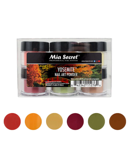 🍁✨ MIA SECRET – YOSEMITE™ KIT ACRÍLICO 6 PIEZAS