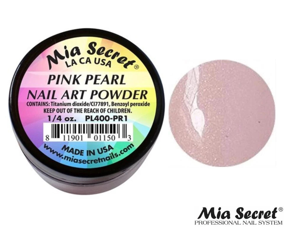💖✨ PINK PEARL – Pearl Collection | Acrílico Profesional Rosa Perlado de Lujo (1/4 oz) ✨💖  Pink Pearl de M