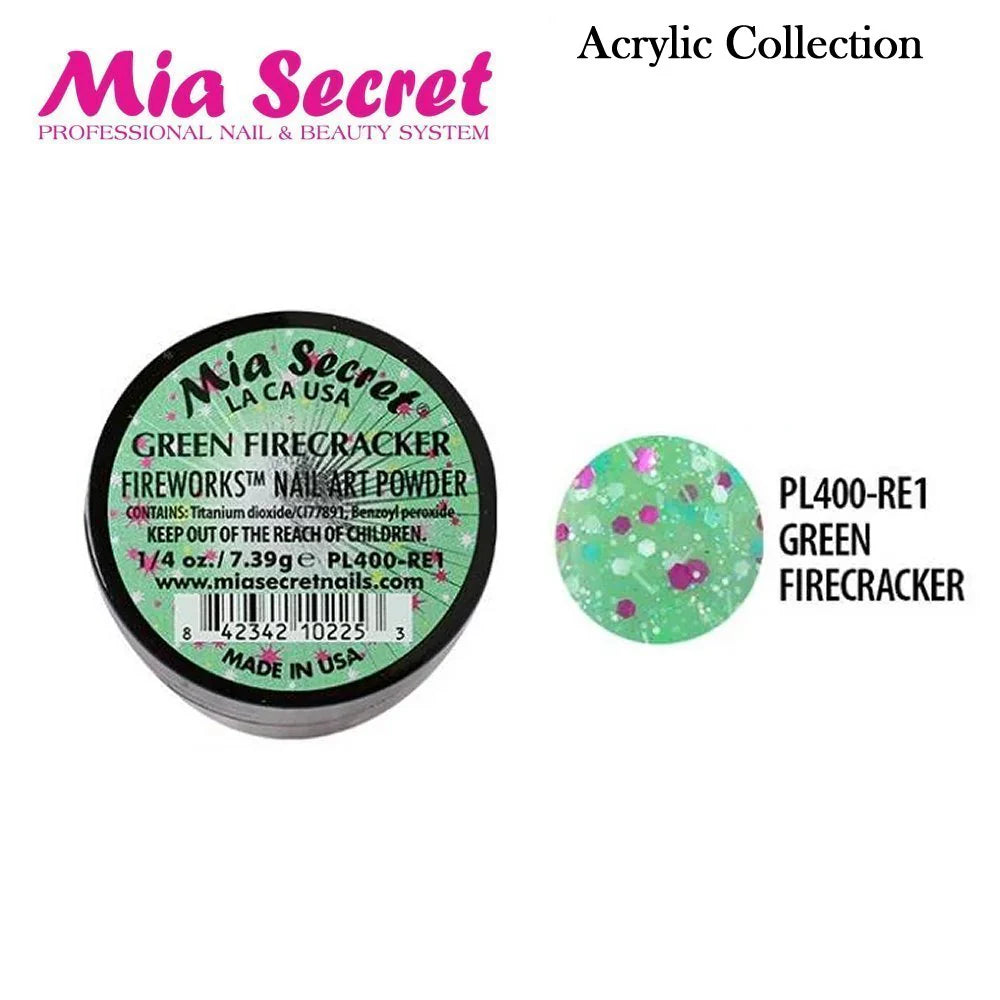 💚✨ GREEN FIRECRACKER – FIREWORKS® | Uñas Llenas de Energía y Color ✨💚
